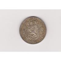 Moneda Holanda 1 Gulden  1957  Plata Muy Bueno segunda mano  Argentina