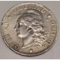 Usado, Patacon 1882, 1 Peso Argentino En Plata (nueve Dos Finos). segunda mano  Argentina