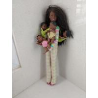 Barbie Africana Con Bebés  segunda mano  Argentina