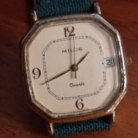 Reloj   Milus Quartz  - Date -  Oportunidad- Swiss Coleccion segunda mano  Argentina