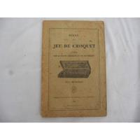 Reglamento Del Croquet - París - 1908, usado segunda mano  Argentina