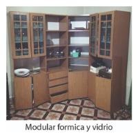 Modular Formica Y Vidrio, usado segunda mano  Argentina