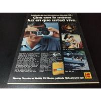 (pb218) Publicidad Clipping Filmadoras Kodak Xl * 1974, usado segunda mano  Argentina