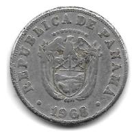 Panamá Moneda De 5 Centésimos De Balboa Año 1968 - Km 23.2 segunda mano  Argentina