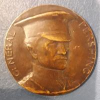 Art Nouveau Medalla Guerra General Pershing Lafayette 1917 segunda mano  Argentina
