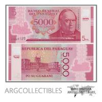 Paraguay Billete 5.000 Guaranies 2022 P-234 Unc (polimero) segunda mano  Argentina