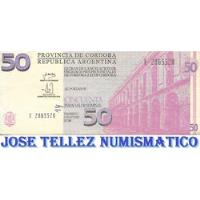 Usado, Ec# 304 Bono 50 Pesos Cordoba Serie E Año 2002 Mb Palermo segunda mano  Argentina
