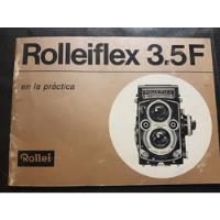 Rolleiflex 3.5f Manual De Antigua Camara Fotográfica 51n 523 segunda mano  Argentina