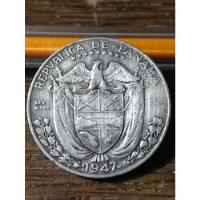 Moneda De Un Cuarto De Balboa 1947 6,25 G De Plata 900 segunda mano  Argentina