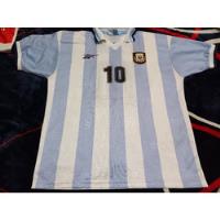 Usado, Camiseta Seleccion Argentina.año 1999 Dorsal 10 Maradona segunda mano  Argentina