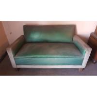 Sillon Sofa Retro Vintage Verde Años '40 Resortes segunda mano  Argentina
