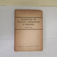 Elementos De Calculo Diferencial E Integral - Sadosky/guber segunda mano  Argentina