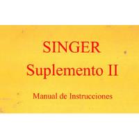 Manual Inst. Suplemento Ii Tejer Elástico Singer,digital Pdf segunda mano  Argentina