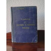 Elementos De Anatomia Y Fisiología Humana - J. M. Perez 1946, usado segunda mano  Argentina