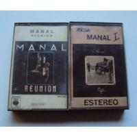 #c Manal - Lote De 2 Cassettes Originales  Reunion Y Manal 1 segunda mano  Argentina