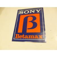 Folleto Sony Video Betamax Antiguo Catalogo No Manual  segunda mano  Argentina