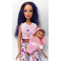 Usado, Muñeca Barbie Mama Y Bebe Original Con Accesorios segunda mano  Argentina