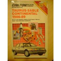 Taurus Sable Continental 1986 - 89  Repair Manual, usado segunda mano  Argentina