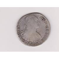 Moneda Peru 8 Reales Año 1801 Ij Plata Buena + segunda mano  Argentina