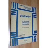 Duvernoy - 20 Estudios Elementales Progresivos segunda mano  Argentina