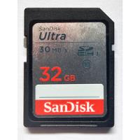 Memoria Sd Sandisk Ultra 32gb Clase 10 30mb/s segunda mano  Argentina
