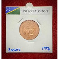 Moneda 2 Centavos Islas Solomon 1996 Km 25 Elizabeth 2 segunda mano  Argentina