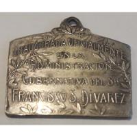 Medalla Alberdi Mendoza Francisco S Alvarez 1915 Escuela segunda mano  Argentina