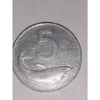 Usado, Moneda De 5 Lire Del Año 1955  Italiana  segunda mano  Argentina