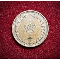 Moneda 1/2 Nuevo Penique Inglaterra 1971 Km 914 Elizabeth 2 segunda mano  Argentina