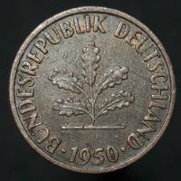 Moneda Alemania 1 Pfennig 1950 J segunda mano  Argentina