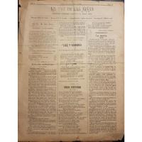Antiguo Periódico Año 1897. La Voz De Las Niñas. 51n 576 segunda mano  Argentina