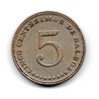 Panama Moneda 5 Centesimos De Balboa Año 1966 Km#23.2 segunda mano  Argentina