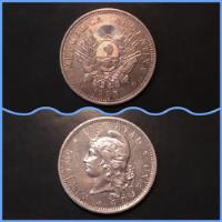 Moneda 50 Centavos De Patacón Año 1883 Plata, Colección!! segunda mano  Argentina
