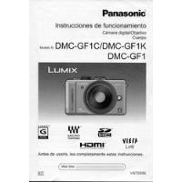 Manual Camara Panasonic Lumix  Dmc-gf1c - Dmc-gf1k - Dmc-gf1 segunda mano  Argentina