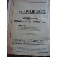 Cliping Carlos Sartore Maquina Para Cortar Cardos 36x26 Cm, usado segunda mano  Argentina