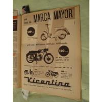 Usado, Publicidad Moto Vicentina 50 - 100 - 150 Año 1961 segunda mano  Argentina