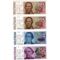 8 Billetes De Australes Sin Circular Catalogo 18 Dolares!!!! segunda mano  Argentina