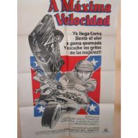 Poster - Pelicula - A Maxima Velocidad segunda mano  Argentina
