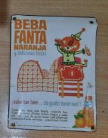 Cartel Vintage Fanta Naranja Réplica  segunda mano  Argentina