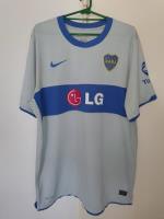 Camiseta Boca Juniors Nike 2010 LG Match Gris #10 Riquelme segunda mano  Argentina