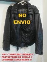 Campera Cuero Alta Gama Moto American Leather C/ Protección , usado segunda mano  Argentina