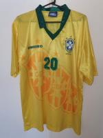 Camiseta Seleccion Brasil 1994 Umbro Titular Ronaldo #20 segunda mano  Argentina
