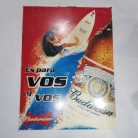 Usado, Antiguo Cartel Cerveza Budwiser 1990 Chapa Mag 61230 segunda mano  Argentina
