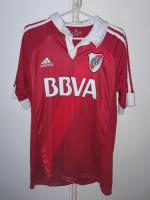 Camiseta River Plate 2013 Roja Utileria #6 Funes Mori segunda mano  Argentina