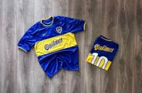 Camiseta Retro De Boca Juniors Quilmes Román Azul segunda mano  Argentina