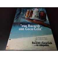 (pb415) Publicidad Clipping Ron Bacardi * 1984, usado segunda mano  Argentina