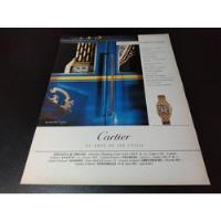 (pb370) Publicidad Clipping Relojes Cartier * 1989 segunda mano  Argentina