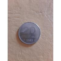 Usado, Moneda 20 Cruzeiros - 1983 - Brasil  segunda mano  Argentina