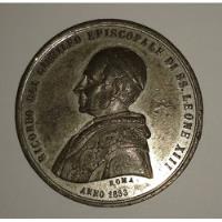 Medalla Ricordo Giubileo León Xiii,roma 1893 segunda mano  Argentina