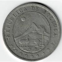 Moneda  De  Bolivia  10  Centavos  1908  Muy  Buena segunda mano  Argentina